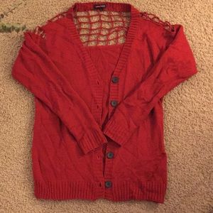 Nameless Sweater Caged Backed - S